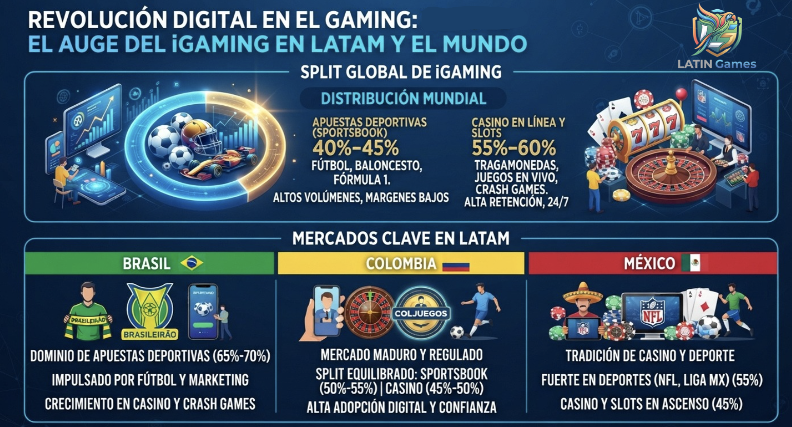 El Auge indetenible del iGaming, Apuestas Deportivas y Casinos en Línea